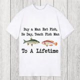 Tokyosol Buy a Man Eat Fish Classic T-Shirt