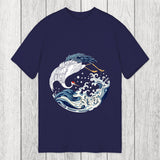Tokyosol Crane Bird Wave Classic T-Shirt