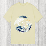 Tokyosol Crane Bird Wave Classic T-Shirt