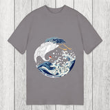Tokyosol Crane Bird Wave Classic T-Shirt