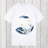 Tokyosol Crane Bird Wave Classic T-Shirt