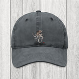 Tokyosol Octopus Japanese Calligraphy Washed Cap