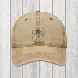 Tokyosol Octopus Japanese Calligraphy Washed Cap