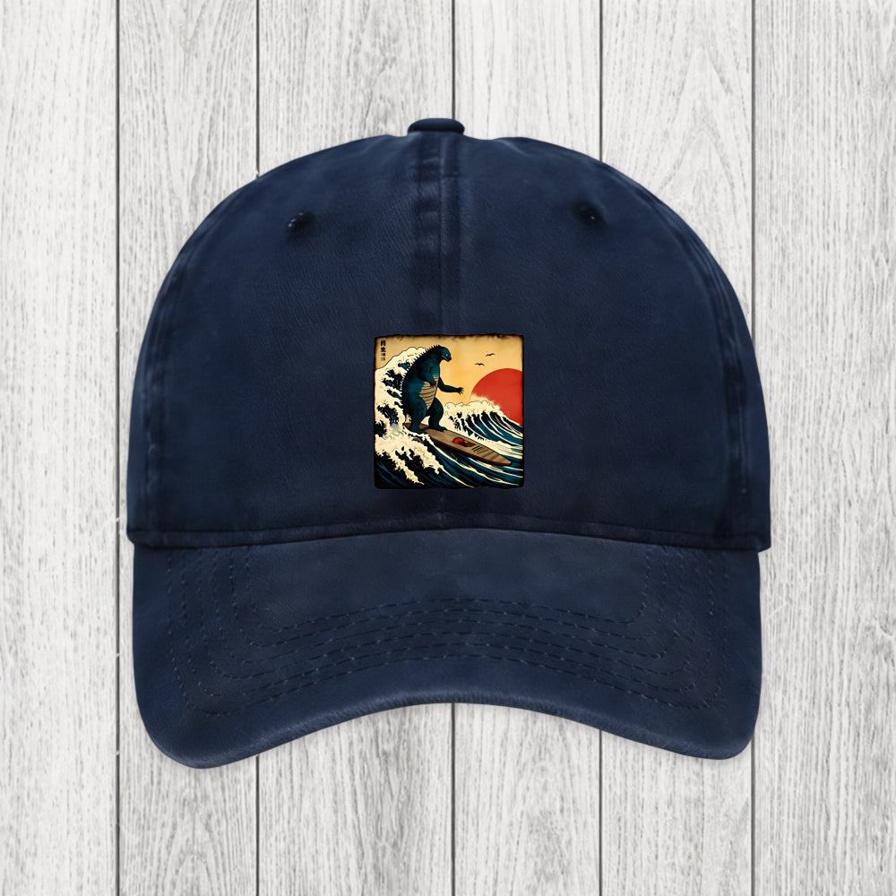 Tokyosol The Great Wave Washed Cap