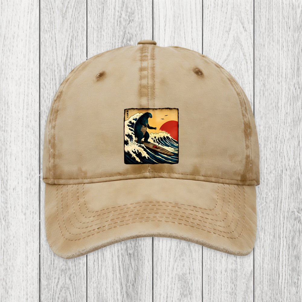 Tokyosol The Great Wave Washed Cap