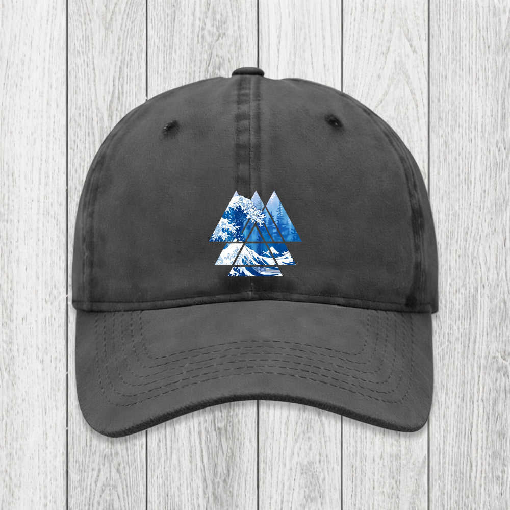 Tokyosol The Great Wave Washed Cap