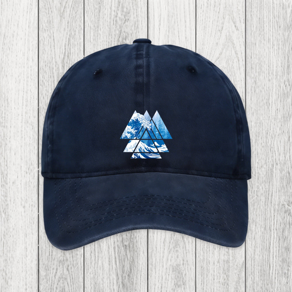 Tokyosol The Great Wave Washed Cap
