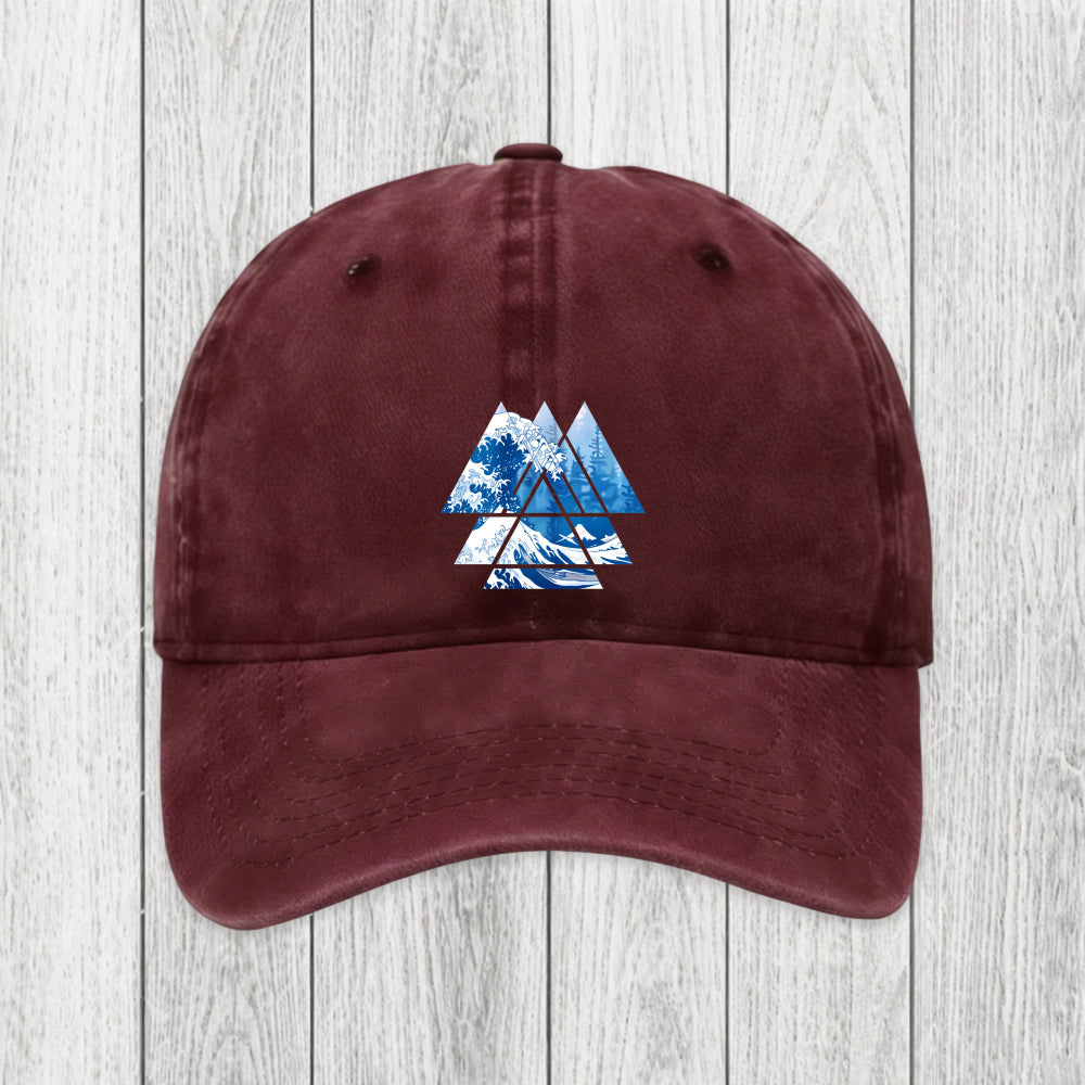 Tokyosol The Great Wave Washed Cap