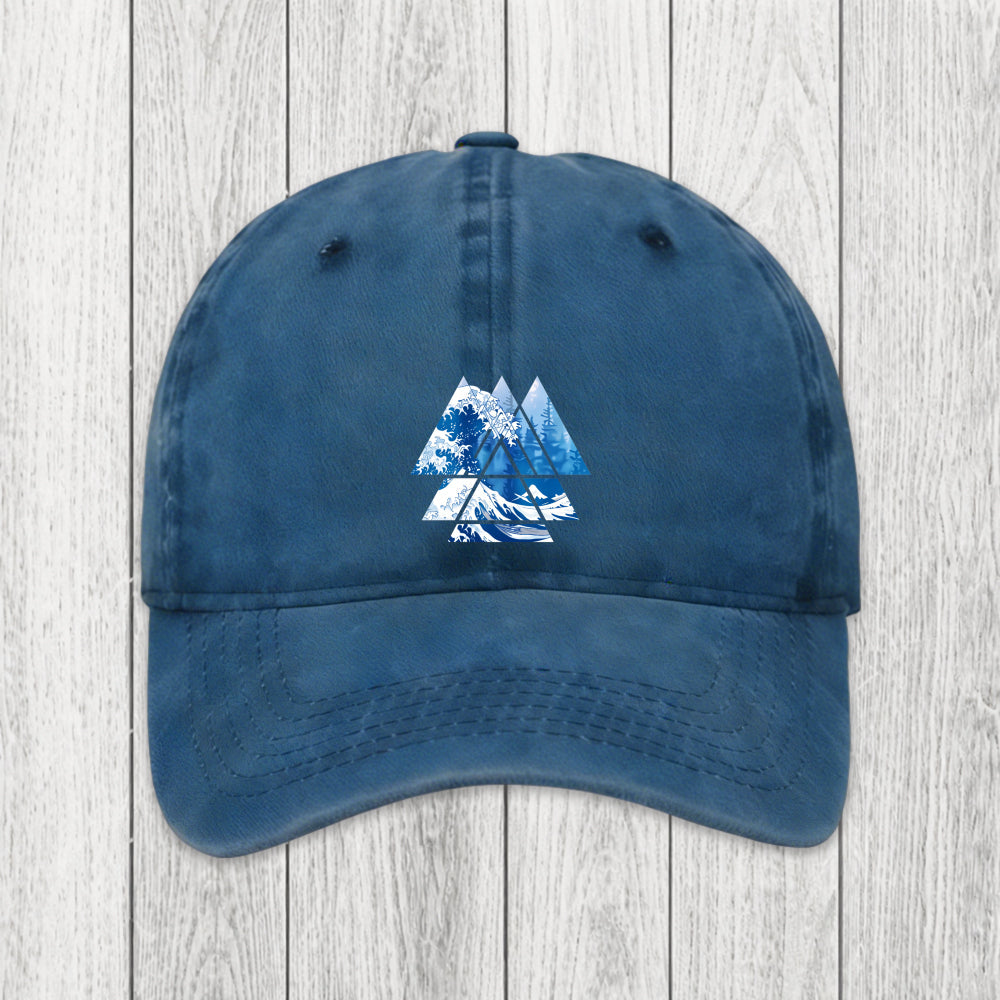 Tokyosol The Great Wave Washed Cap