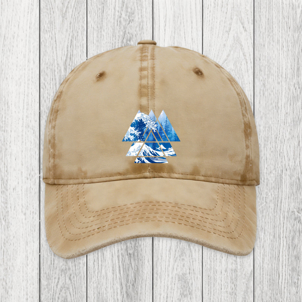 Tokyosol The Great Wave Washed Cap