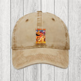 Tokyosol I Can't Eat Gluten Funny Meme Washed Cap