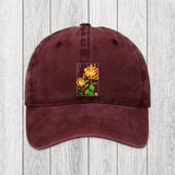 Tokyosol Retro Chrysanthemum Washed Cap