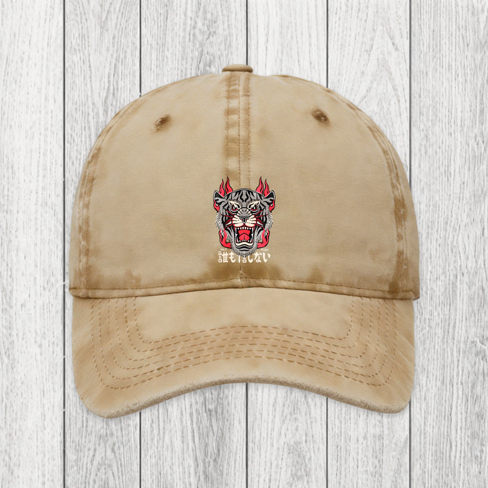 Tokyosol Retro Tiger Japanese Washed Cap
