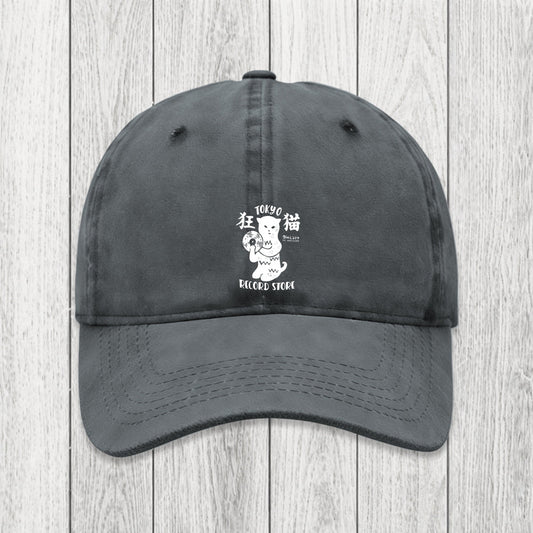 Tokyosol Tokyo Record Store Cat CD Washed Cap