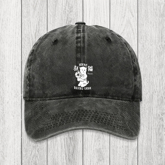 Tokyosol Tokyo Record Store Cat CD Washed Cap