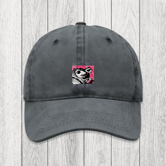 Tokyosol Live Fast Eat Trash Washed Cap