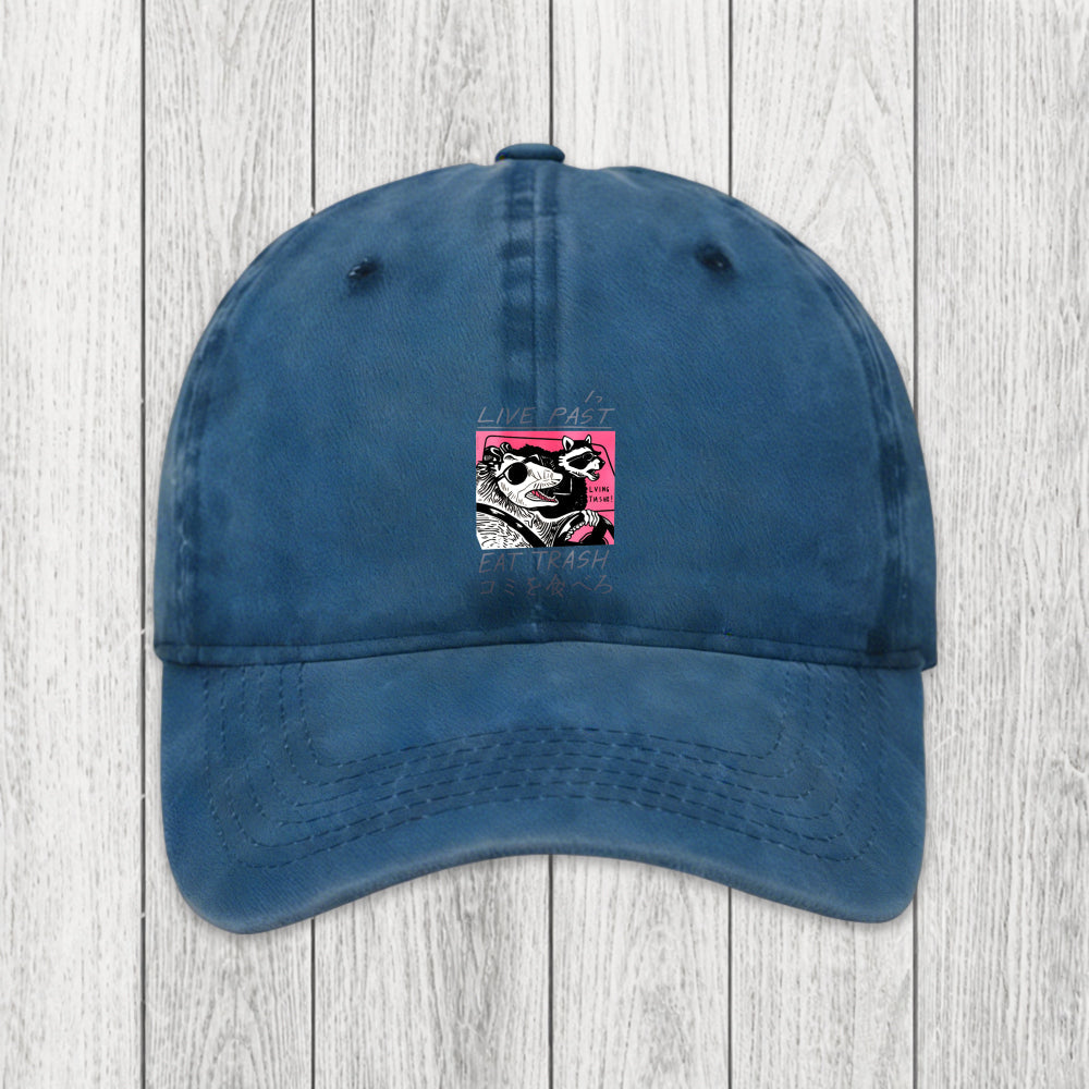 Tokyosol Live Fast Eat Trash Washed Cap