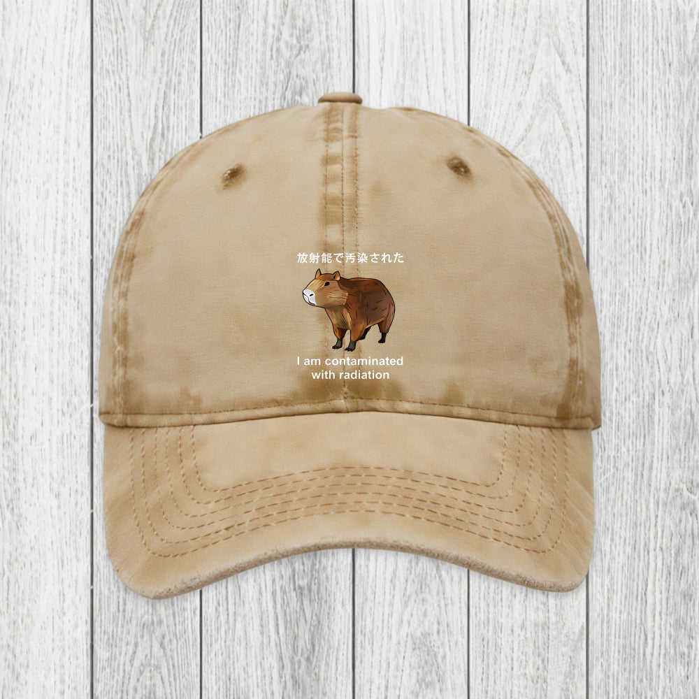 Tokyosol Capybara Contaminated By Radiation Washed Cap