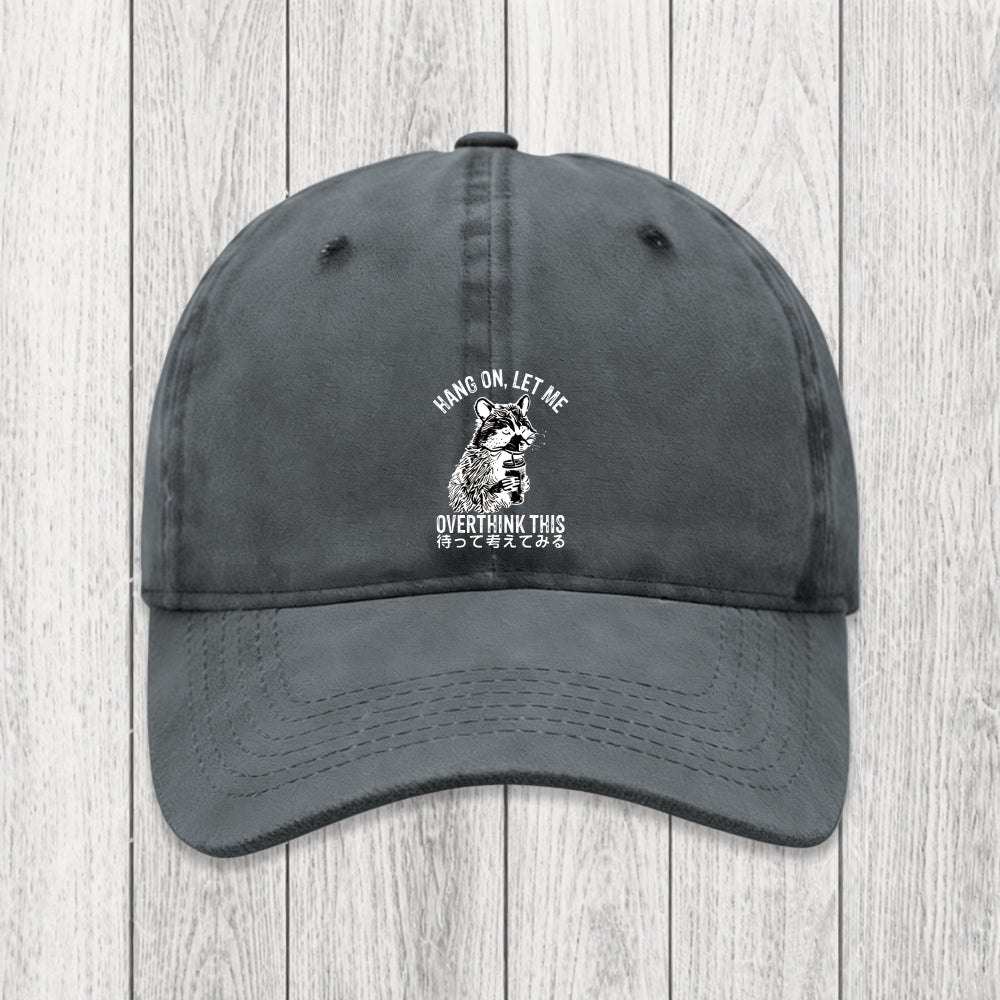 Tokyosol Overthink Raccoon Washed Cap