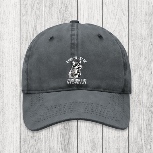 Tokyosol Overthink Raccoon Washed Cap