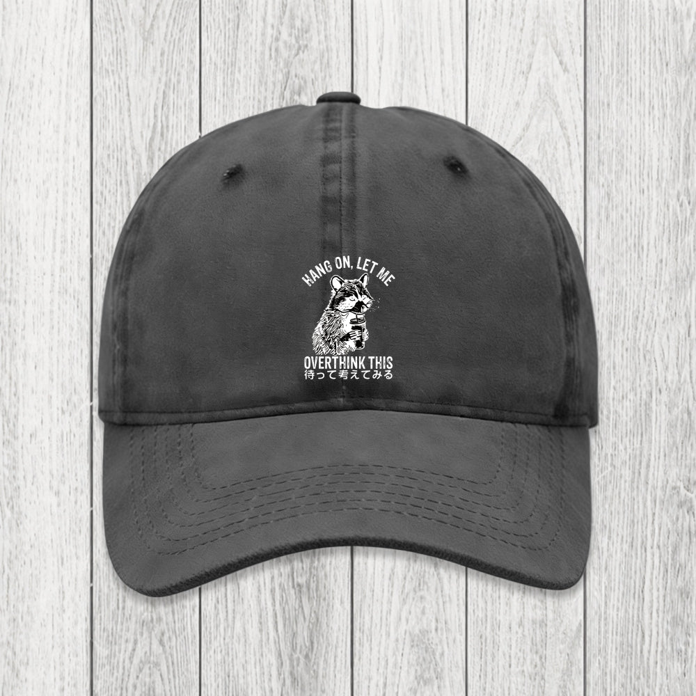 Tokyosol Overthink Raccoon Washed Cap