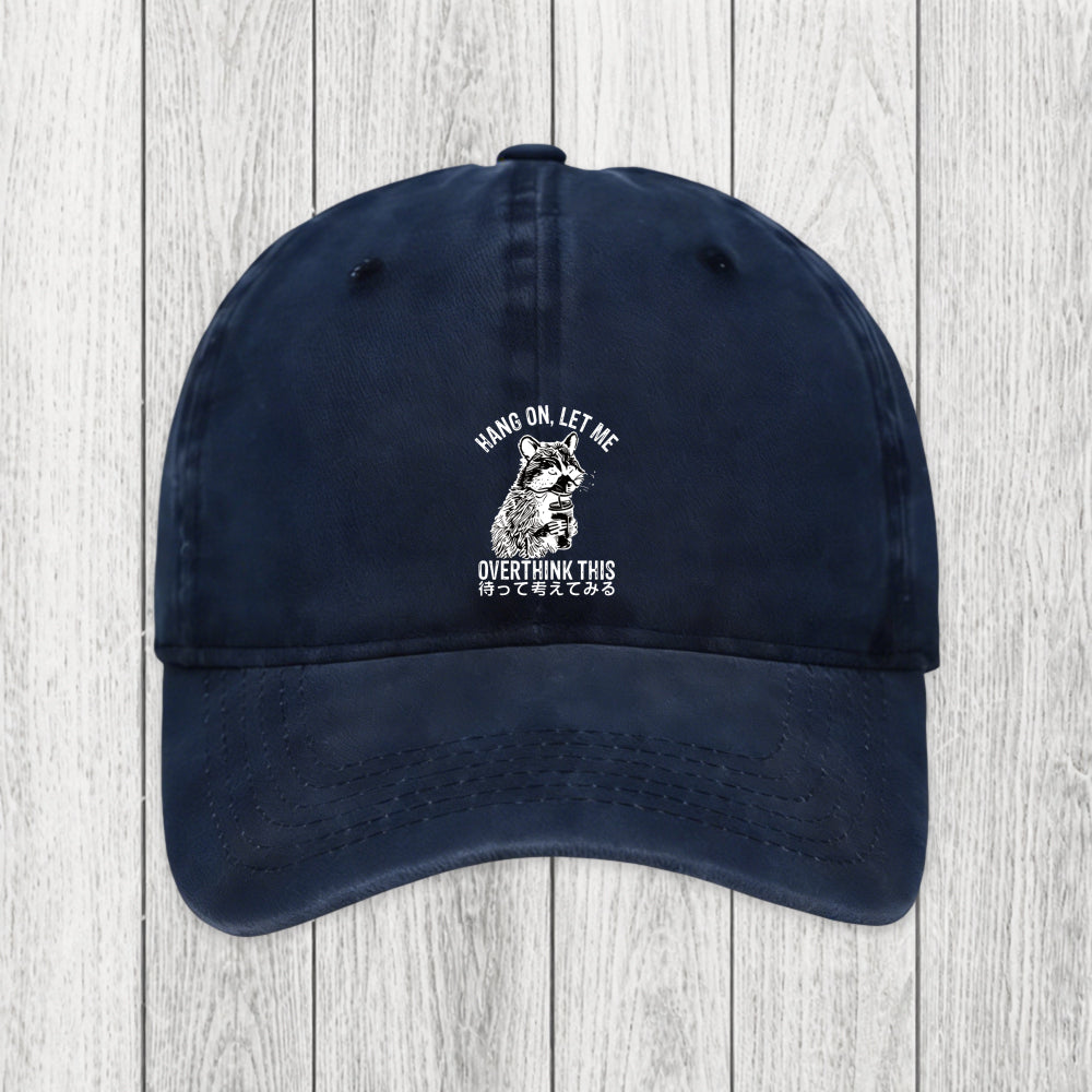 Tokyosol Overthink Raccoon Washed Cap