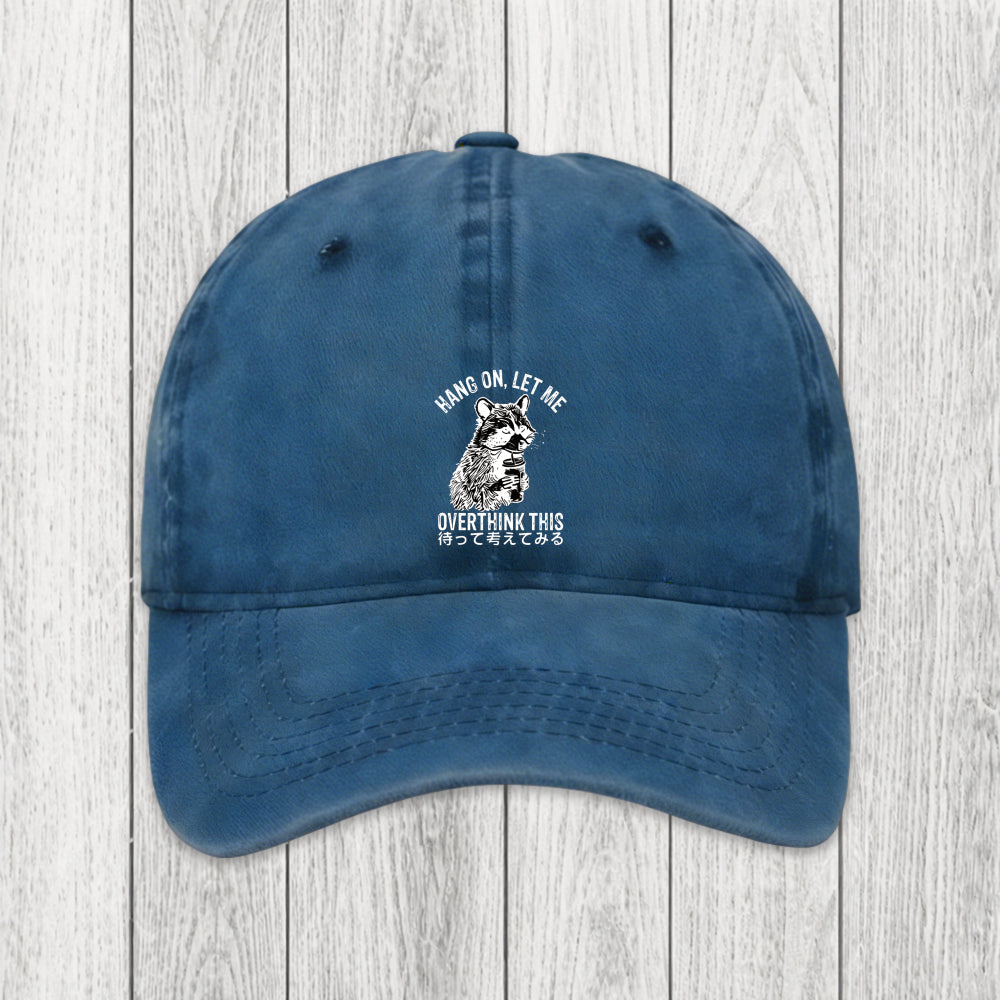 Tokyosol Overthink Raccoon Washed Cap
