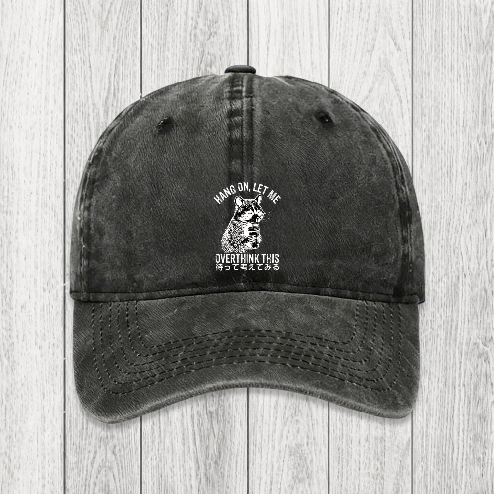 Tokyosol Overthink Raccoon Washed Cap