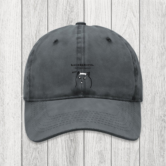 Tokyosol I Don't Speak Japanese Washed Cap