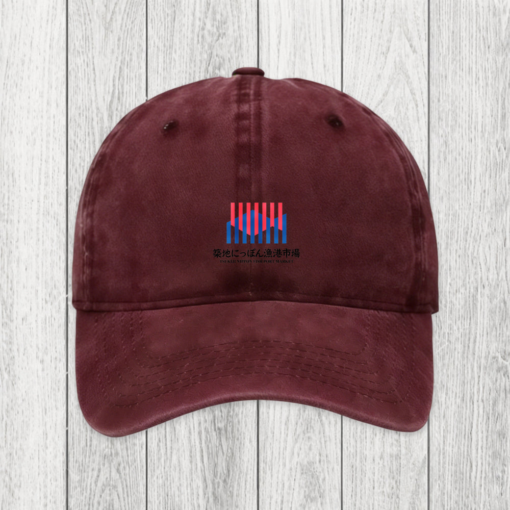 Tokyosol Tsukiji Nippon Fish Port Market Washed Cap