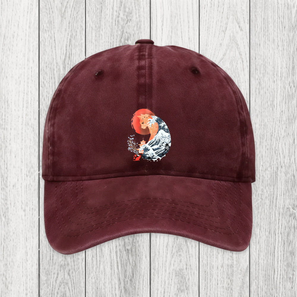 Tokyosol Spirit Cat Wave Japan Washed Cap
