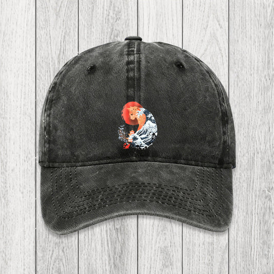 Tokyosol Spirit Cat Wave Japan Washed Cap
