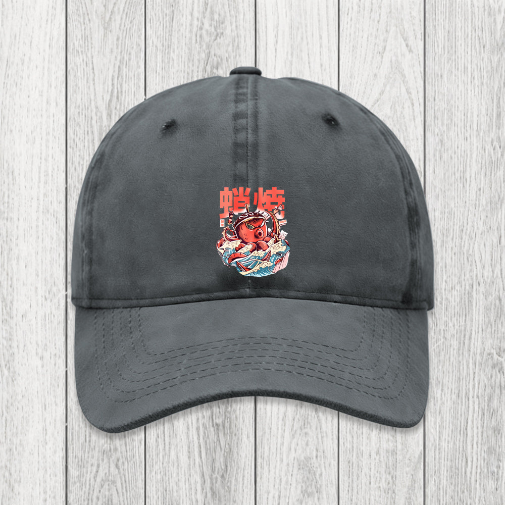 Tokyosol The Great Wave Takoyaki Japanese Washed Cap