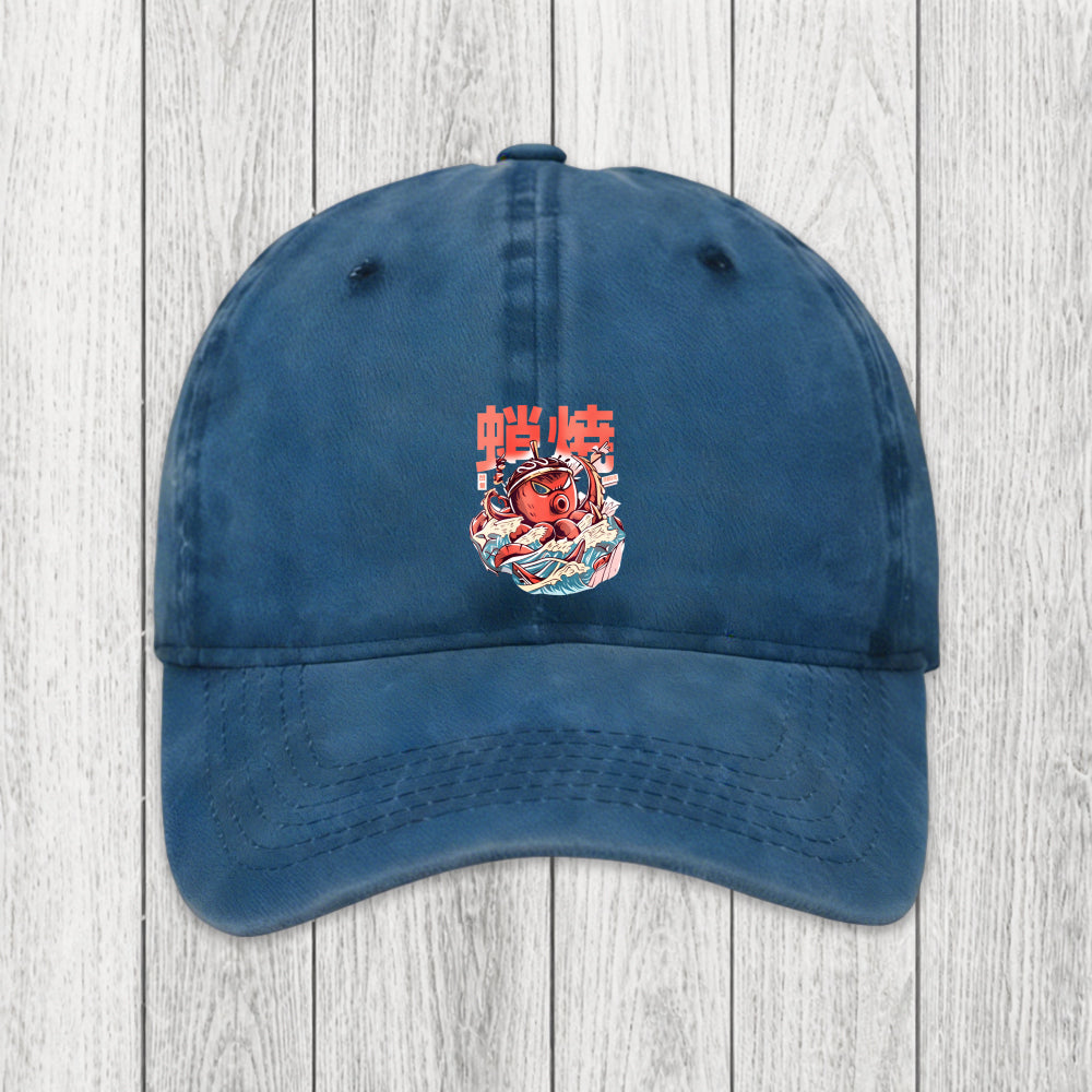 Tokyosol The Great Wave Takoyaki Japanese Washed Cap