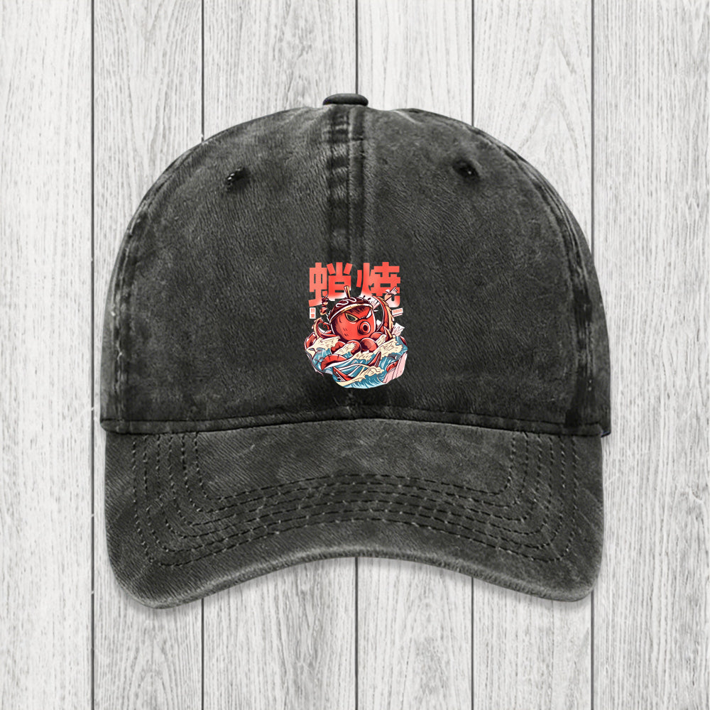 Tokyosol The Great Wave Takoyaki Japanese Washed Cap