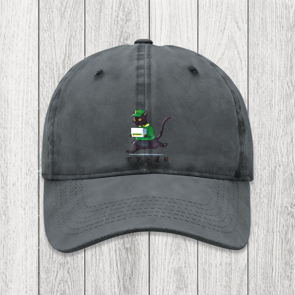 Tokyosol Black Cat Appreciation Day Washed Cap