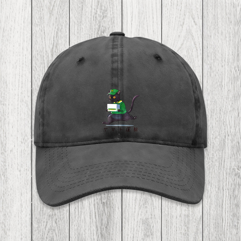 Tokyosol Black Cat Appreciation Day Washed Cap