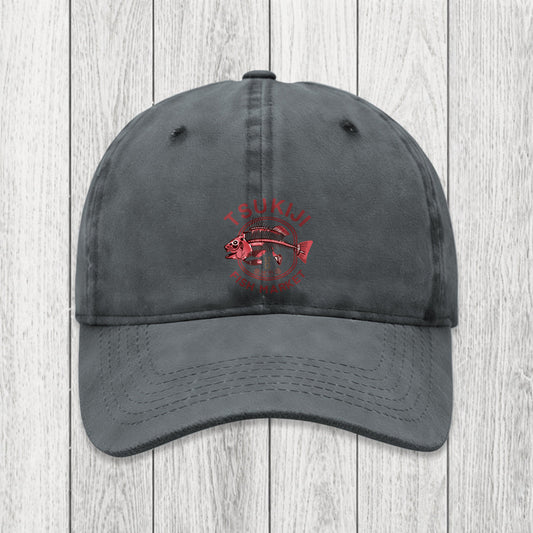Tokyosol Tokyo Tsukiji Fish Market Vintage Japan Washed Cap