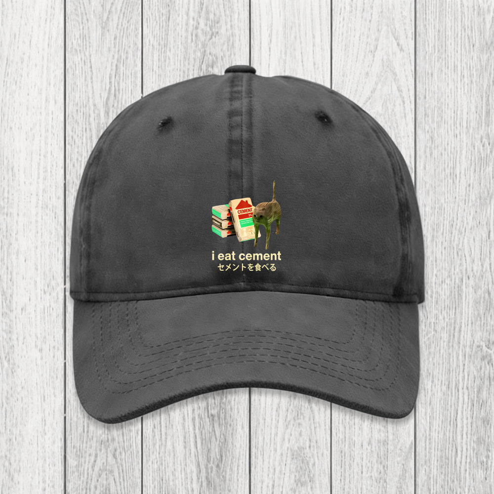 Tokyosol I Eat Cement Washed Cap