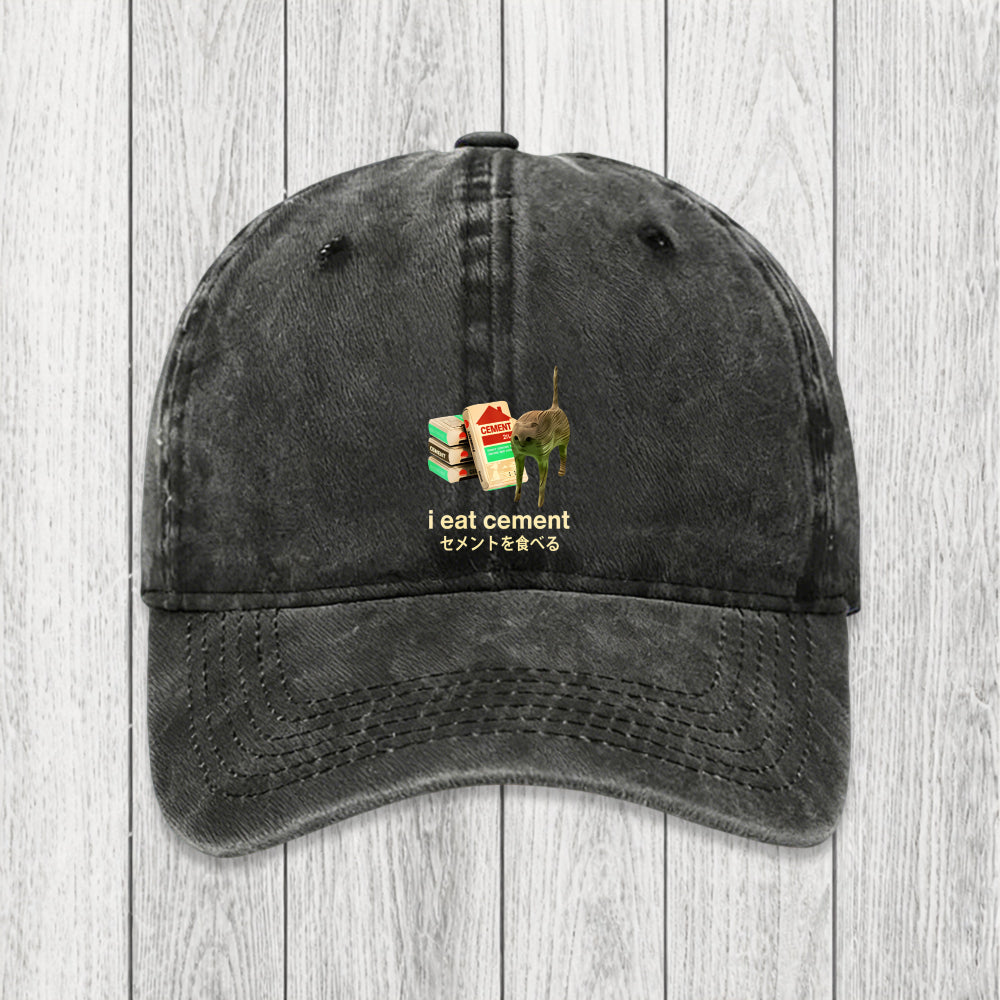 Tokyosol I Eat Cement Washed Cap