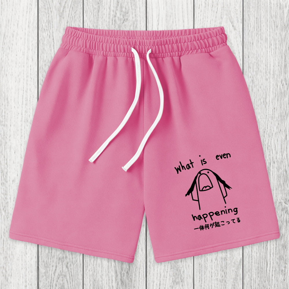 Tokyosol What Is Even Happening Washed Shorts