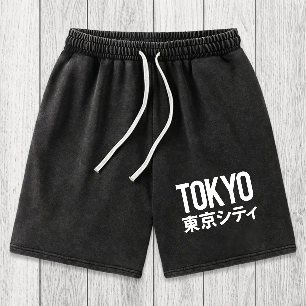 Tokyosol Tokyo City Washed Shorts