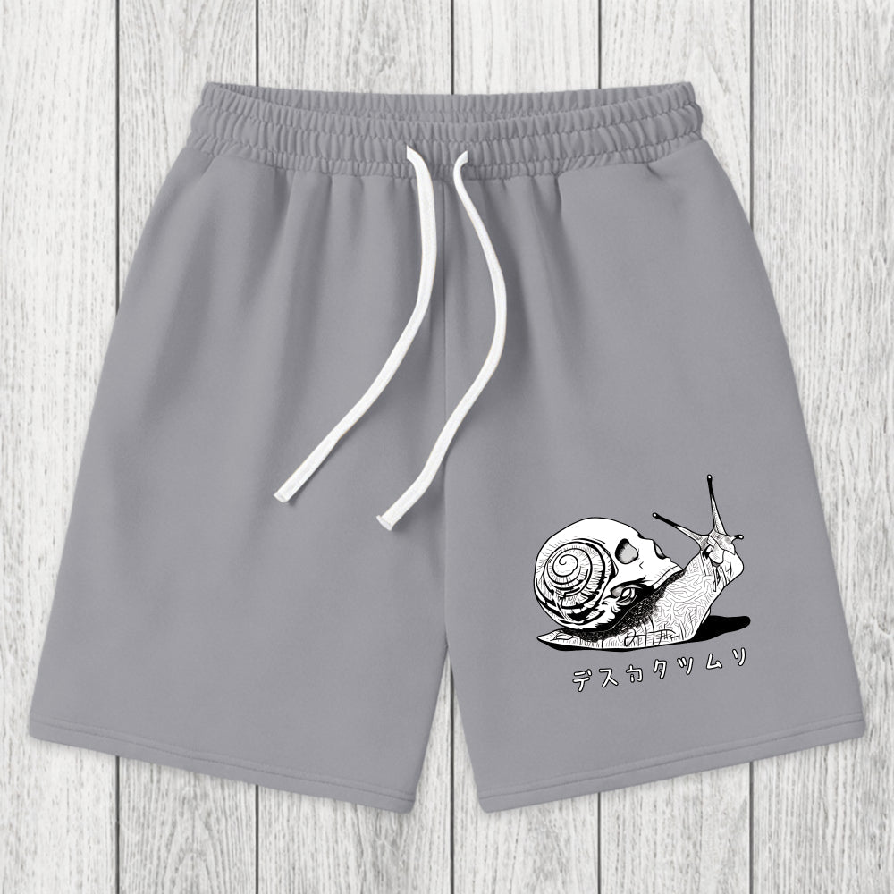 Tokyosol Death Snail Manga Washed Shorts