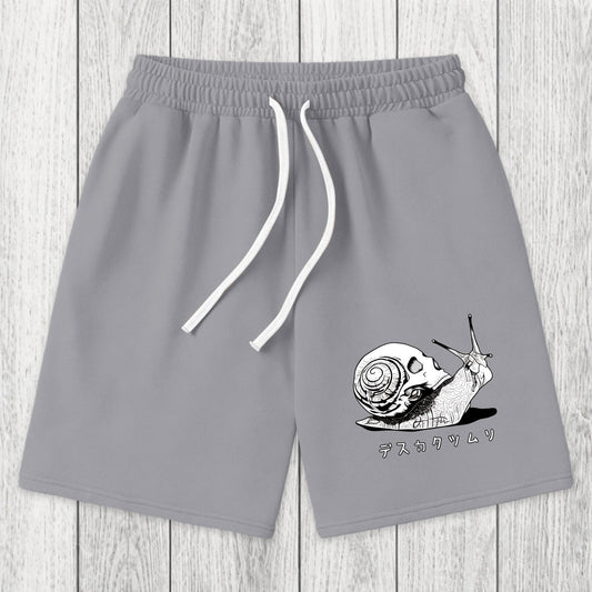 Tokyosol Death Snail Manga Washed Shorts