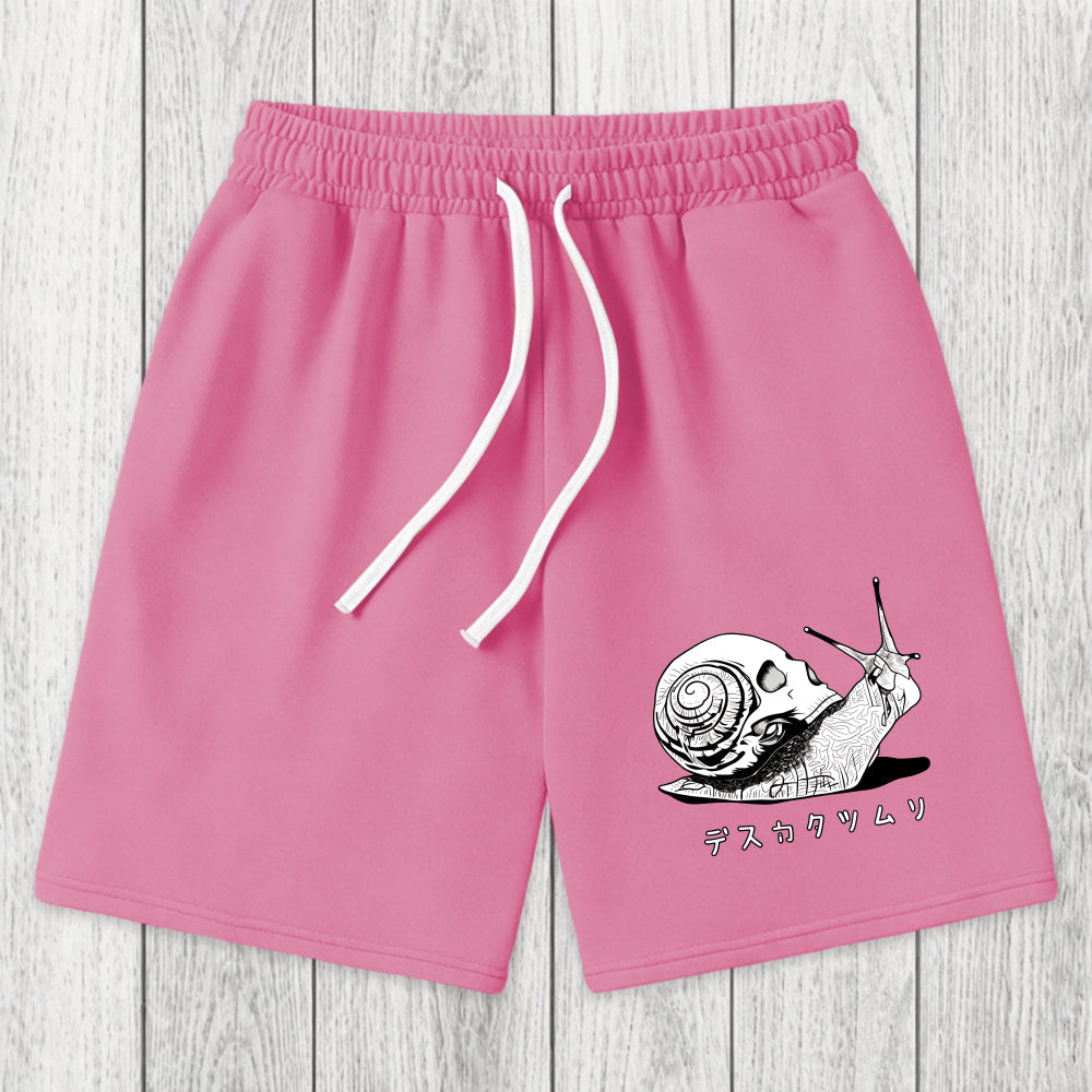 Tokyosol Death Snail Manga Washed Shorts