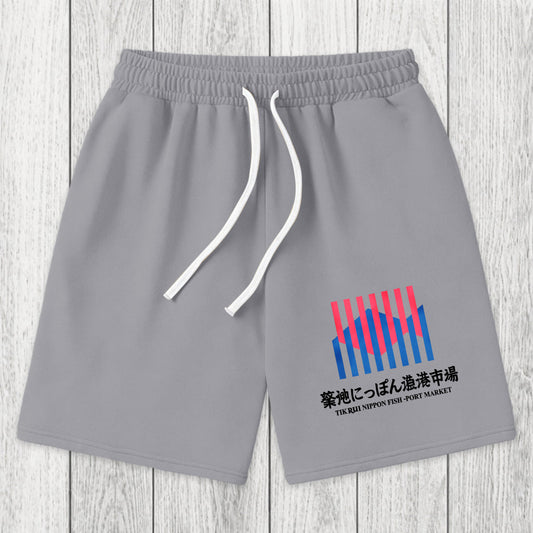 Tokyosol Tsukiji Nippon Fish Port Market Washed Shorts