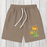 Tokyosol Retro Chrysanthemum Washed Short