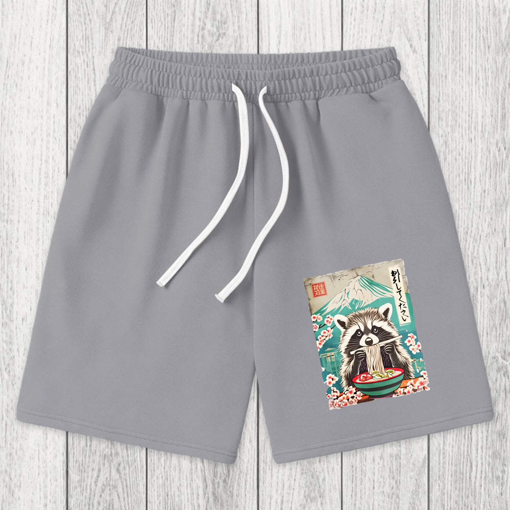 Tokyosol Please Give Raccoon A Discount Washed Short