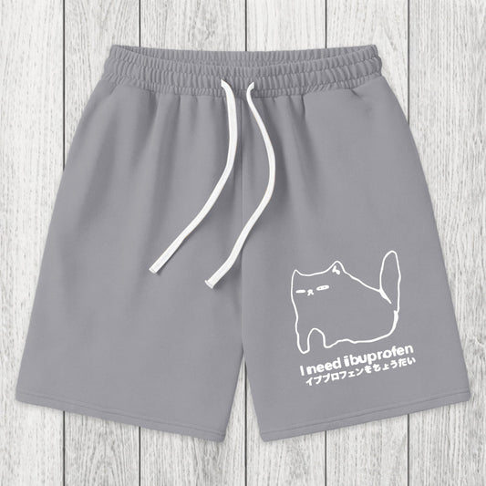 Tokyosol I Need Ibuprofen Cat Washed Short