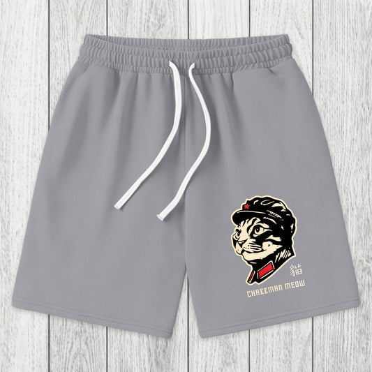 Tokyosol Chinese Spirit Cat Washed Shorts